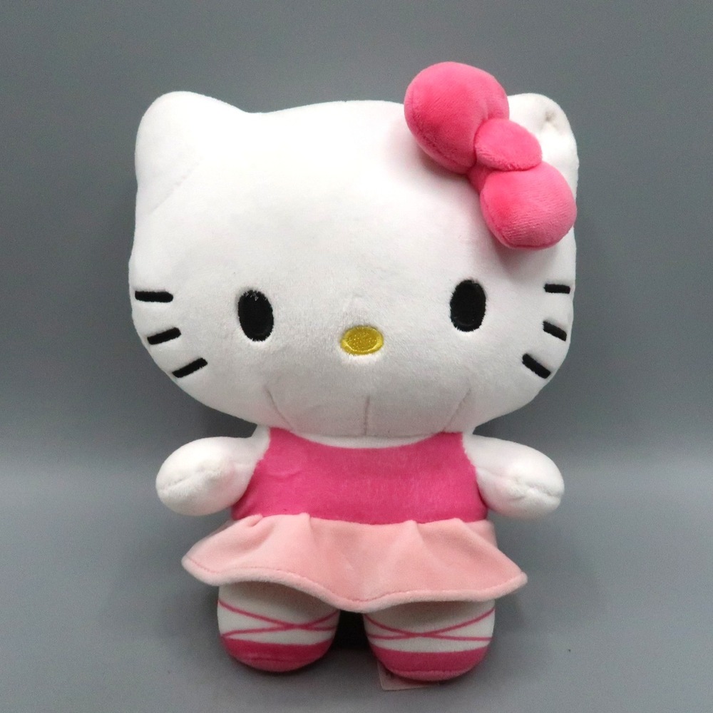 Sanrio Hello Kitty Plush Ballerina in Tutu Pink 8" Toy Fiesta Stuffed Cat